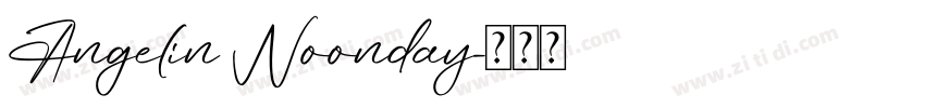 Angelin Noonday字体转换